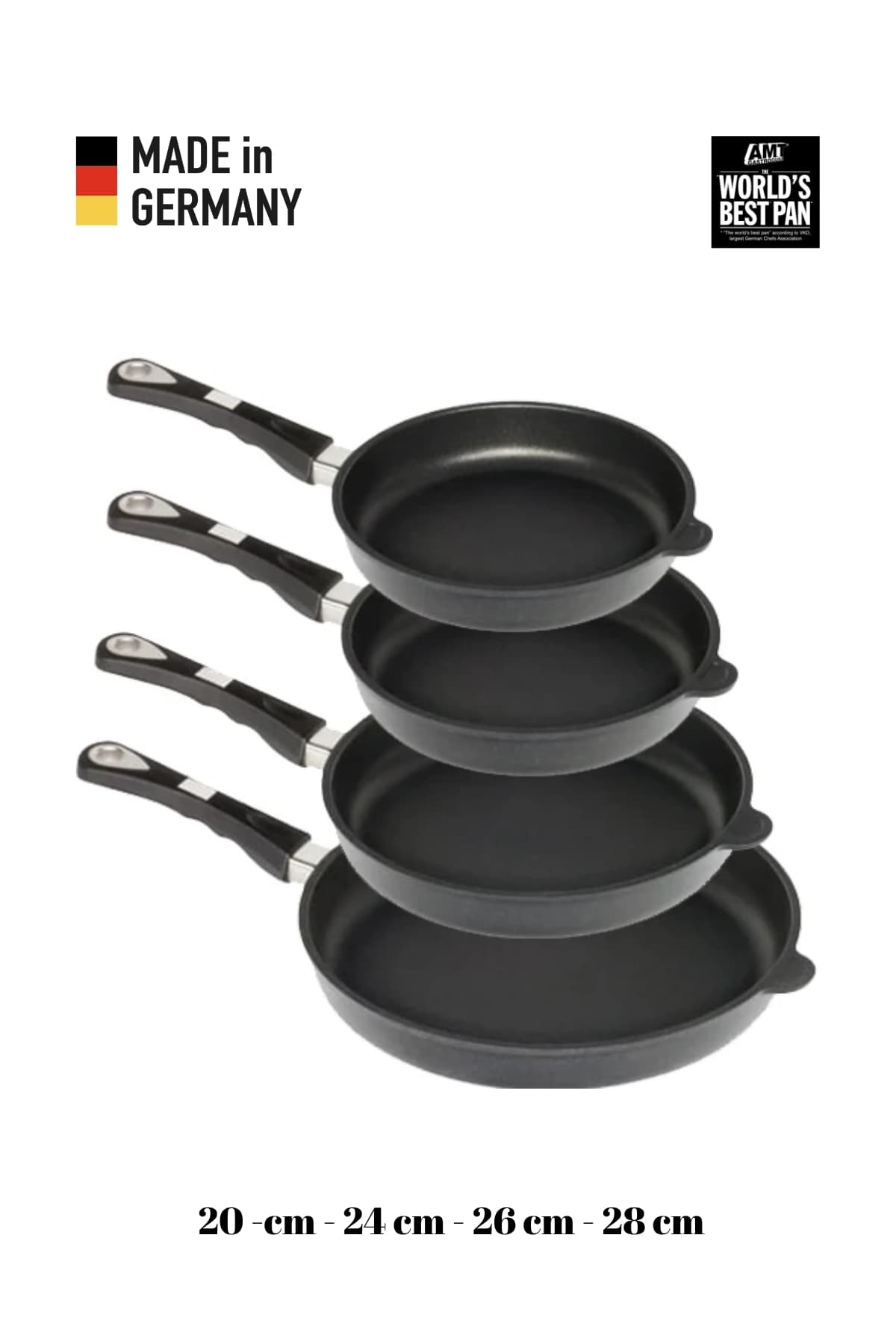 AMT Gastroguss 4 Parça Döküm Tava Seti