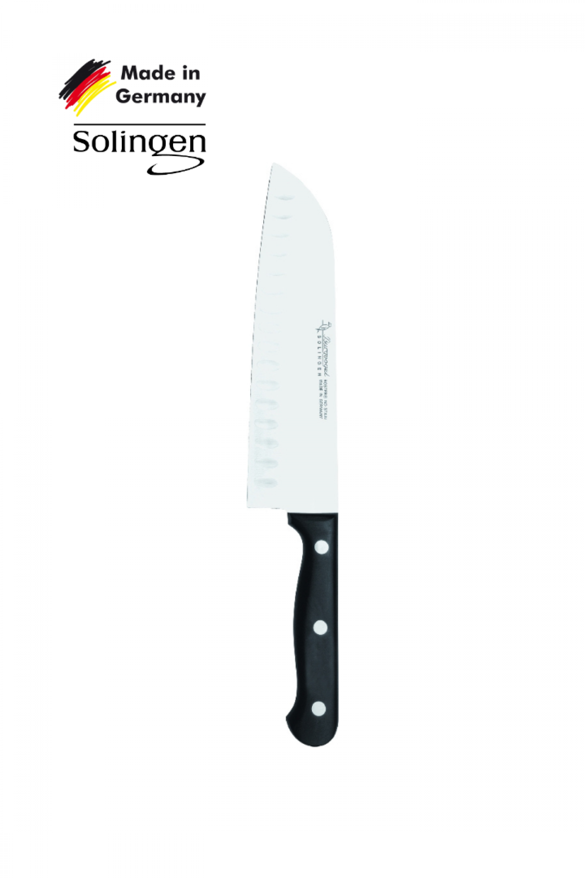 Solingen Burgvogel SERIE4000 18 cm Kanallı Santoku Bıçağı