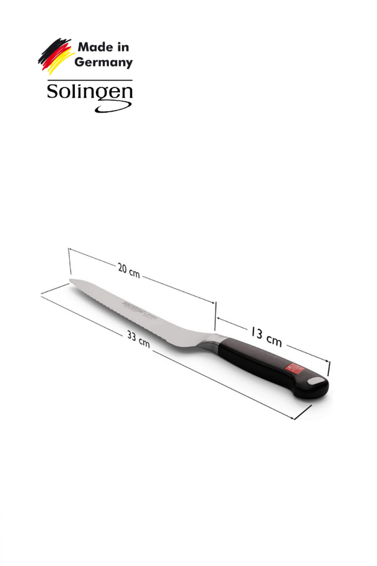 Solingen Burgvogel Masterline 20cm Donmuş Gıda & Ekmek Bıçağı