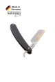 Solingen Dovo 5/8" Gold Abanoz Ustura