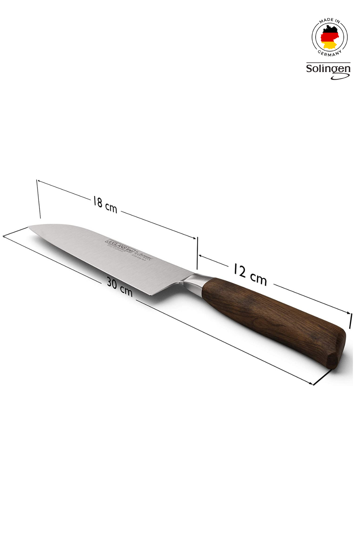 Solingen Burgvogel Junlans 18 cm Santoku